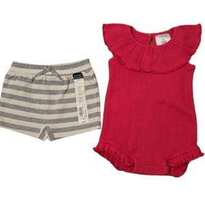 OKIE DOKIE BABY GIRLS BUNDLE OF 2 BOTH SIZE 3 MONTHS